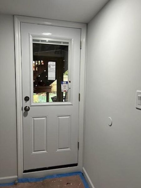 Interior door and casing refinished